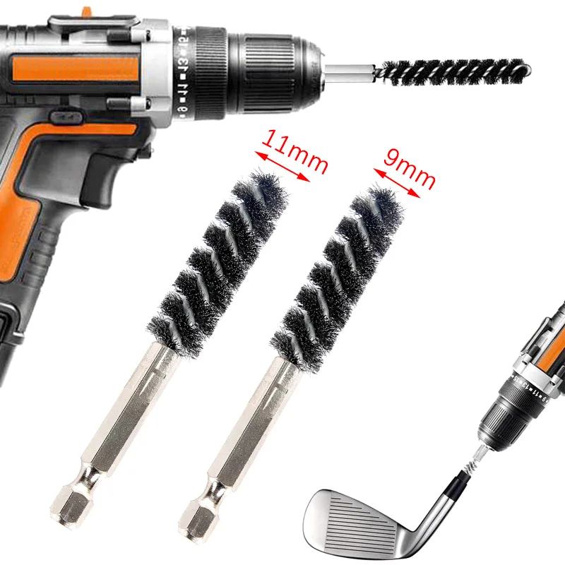 Golf Equipment Cheap - แปรงทำความสะอาดหัวไม้กอล์ฟ แปรงลวดสำหรับสว่านไฟฟ้า แปรงขัดหัวเหล็กกอล์ฟ แปรงขจัดสนิม แปรงขัดทำความสะอาดไม้กอล์ฟ