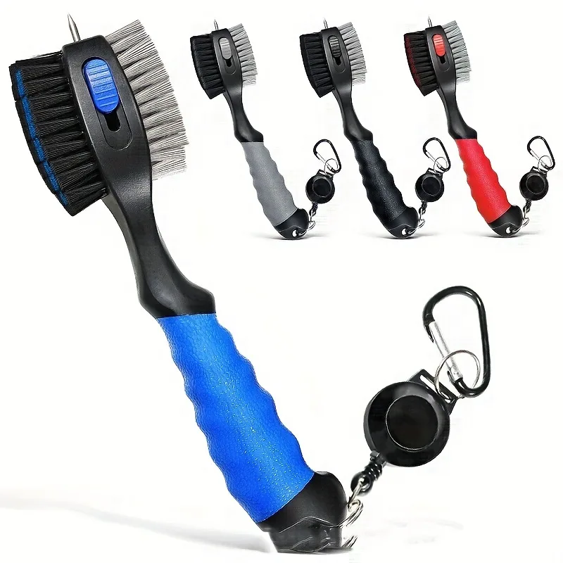 Golf Equipment Cheap - แปรงทำความสะอาดร่องไม้กอล์ฟแปรงหัวใหญ่แบบยืดหดได้อุปกรณ์ BH005กอล์ฟ