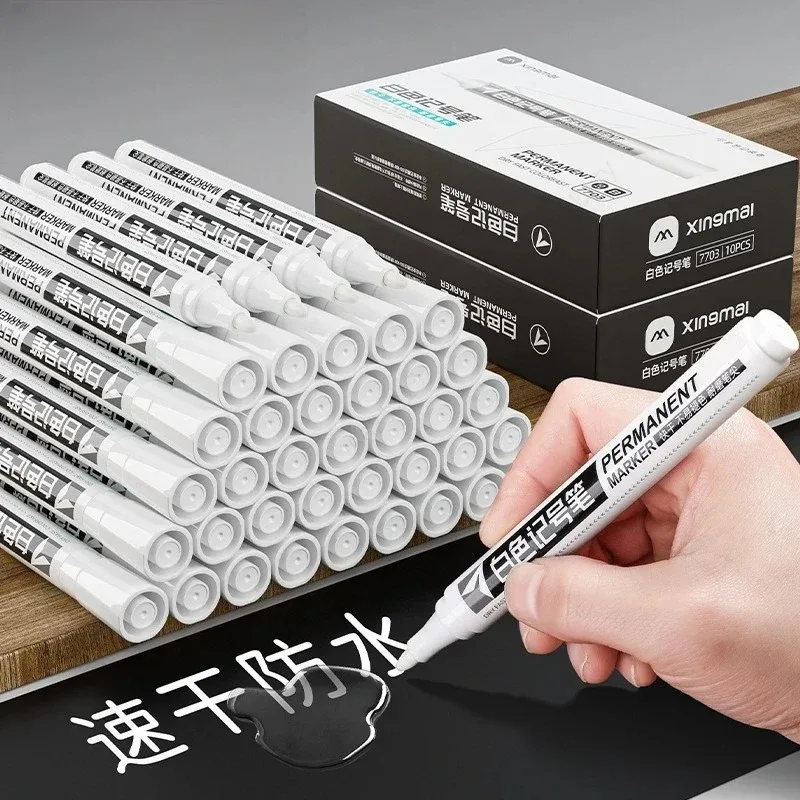 Tee Height Marker - 1/3/5pcs สีขาว MARKER ปากกาสียางกันน้ําถาวร MARKER ปากกายางรถสิ่งแวดล้อมยางภาพวาด