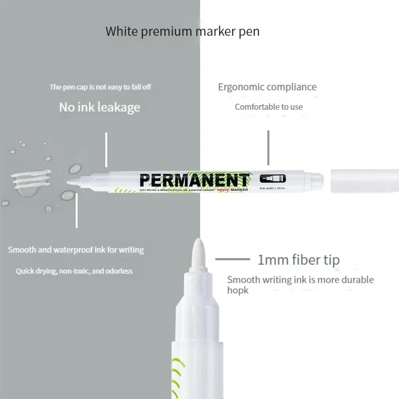 1/5/20 ชิ้นปากกามาร์กเกอร์สีขา - Tee Height Marker บทวิจารณ์และราคา