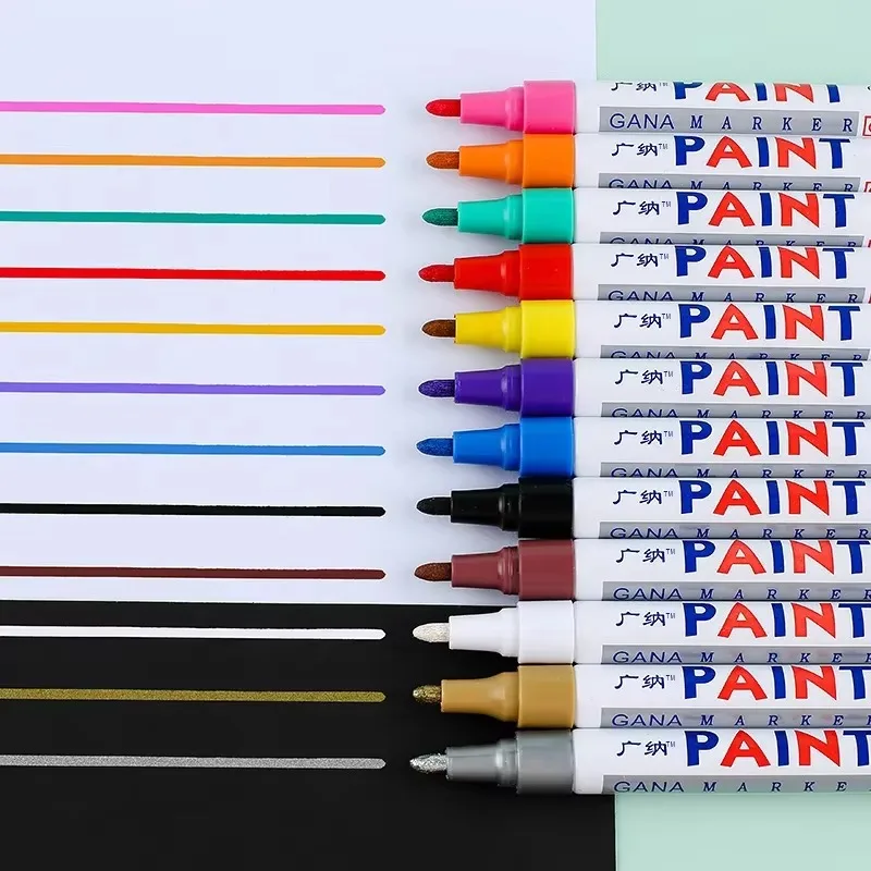 กวงนา 6/12 ชิ้น ปากกาสีถาวรหลา - Tee Height Marker บทวิจารณ์และราคา