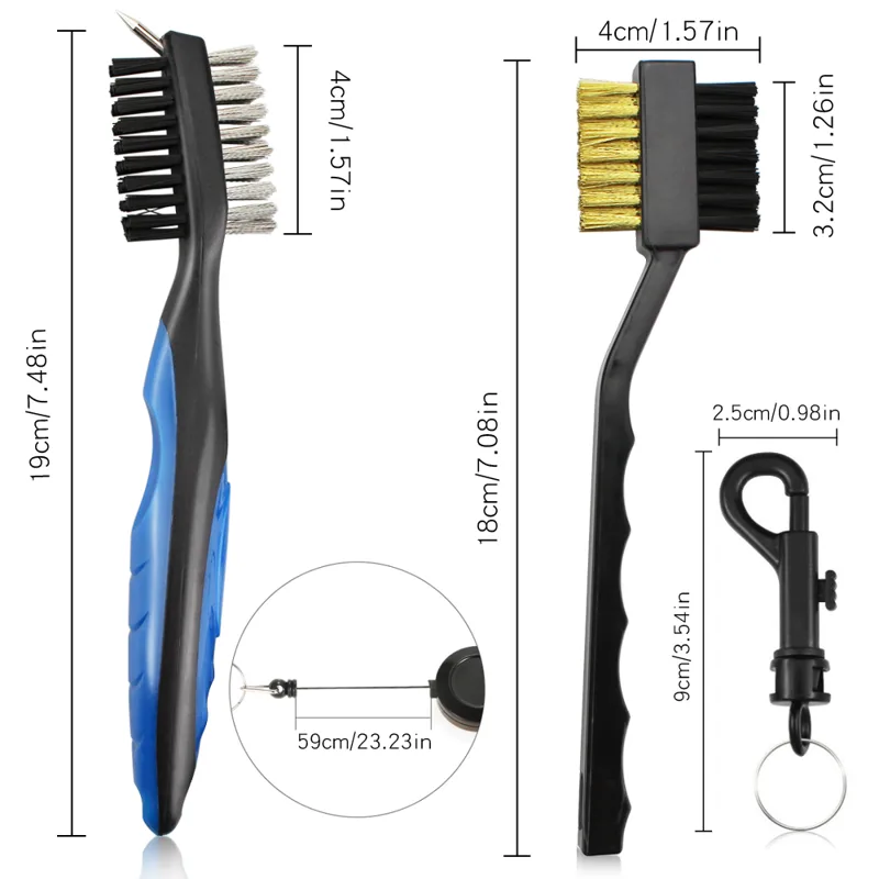 ชุดแปรงทำความสะอาดไม้กอล์ฟ 2 ช - Golf Equipment Cheap บทวิจารณ์และราคา
