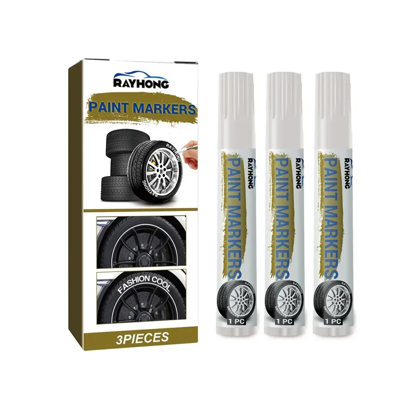ปากกาเขียนยางรถยนต์สีขาว 3 แท่ - Tee Height Marker บทวิจารณ์และราคา