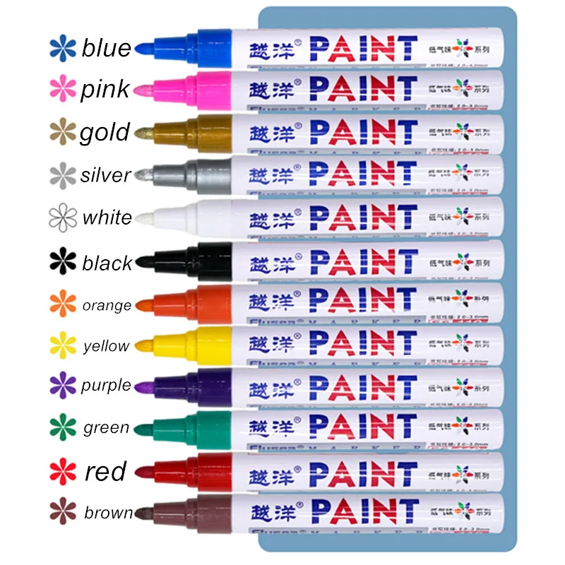 12 สีสีขาวยางกันน้ําถาวร MARKE - Tee Height Marker บทวิจารณ์และราคา